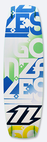 Kiteboard von hinten